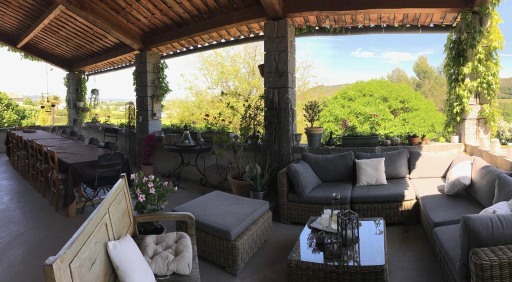 Hotel Domaine De La Manse Villeneuve-de-Berg Esterno foto